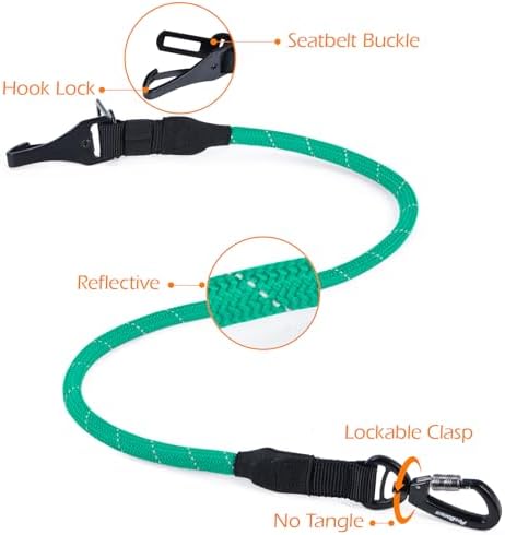 PetBonus Dog Seat Belt for Car, Durable Rope Dog Car Harness for Vehicle - Image 6