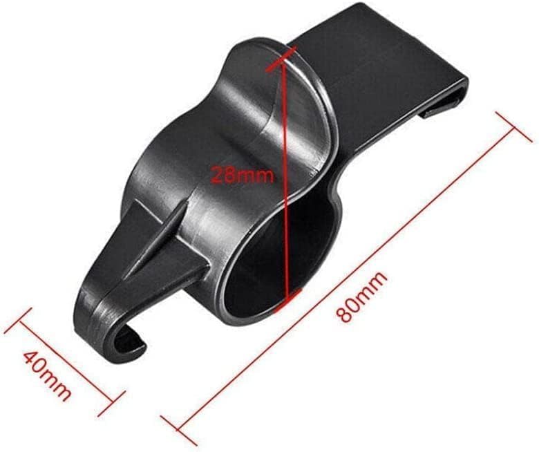 Jowxsx 2 Pcs Black Car Umbrella Holder, Trunk Hooks Hanger Clip, Universal - Image 2