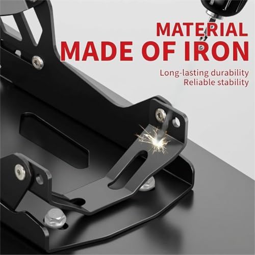 Foldable Motorcycle Wheel Chock 1800 lbs Capacity - Image 2