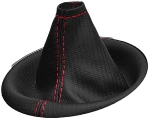 Carbon Fiber Synthetic Leather Parking Brake & Shift Boot Cover Compatible by Handmade