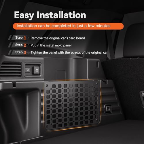 Molle Panel for 2026 Honda Passport, Trunk Organizer Storage Panel Functional - Image 3