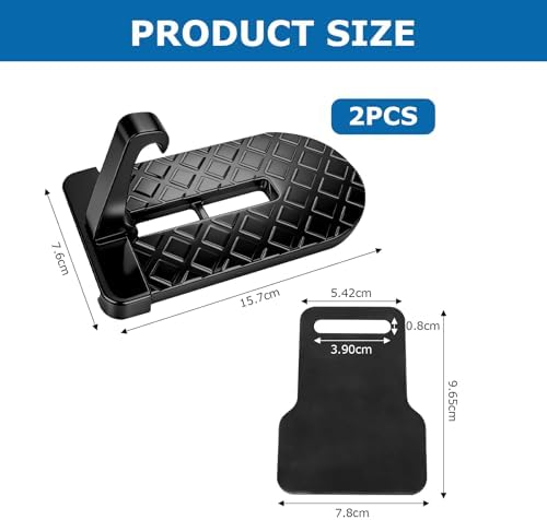 2PCS Car Door Step with 1PC Latch Protector, Foldable Aluminum Alloy - Image 7