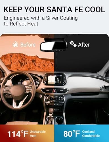 Proadsy Custom Fit Car Windshield Sun Shade - Image 2