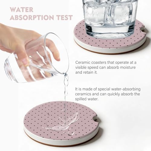2 Pack Car Coasters for Cup Holders, Cute Car Accessories Interior - Image 3