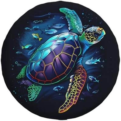 Turtle Spare Tire Cover Weatherproof Universal Wheel Protectors Wheel Covers - Image 2