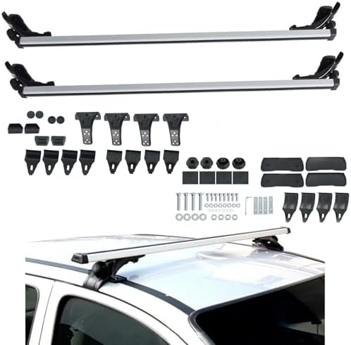 48 Inch Universal Car Top Roof Cross Bar Luggage Cargo Rack by Silscvtt