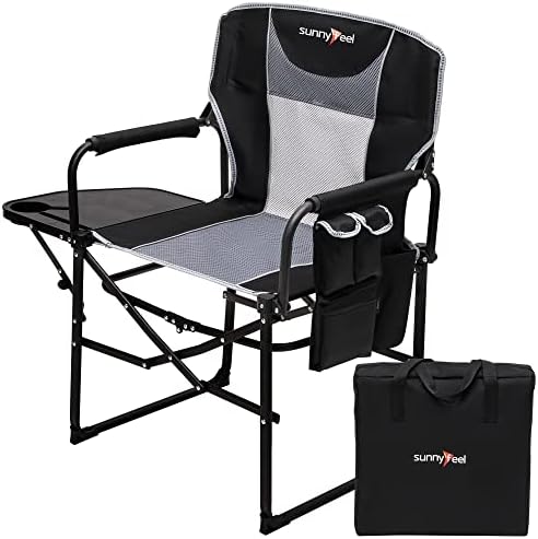 SUNNYFEEL Oversized Camping Chair Portable Directors Chairs by SunnyFeelCamping