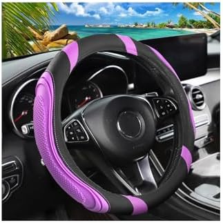 Osilly 15 Inch Artificial Leather Steering Wheel Cover by Osilly