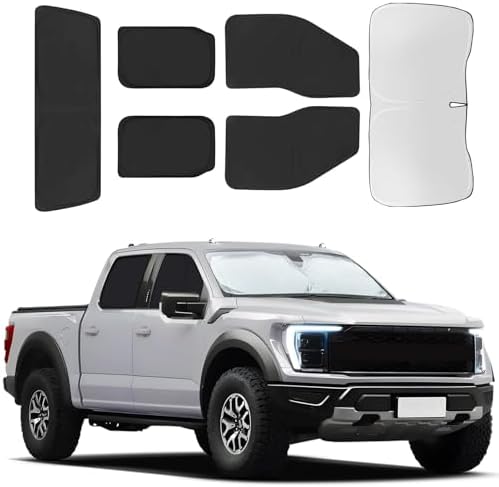 for Ford F150 4Door 2021-2026 Car Window Shades by MakeLifeBetter