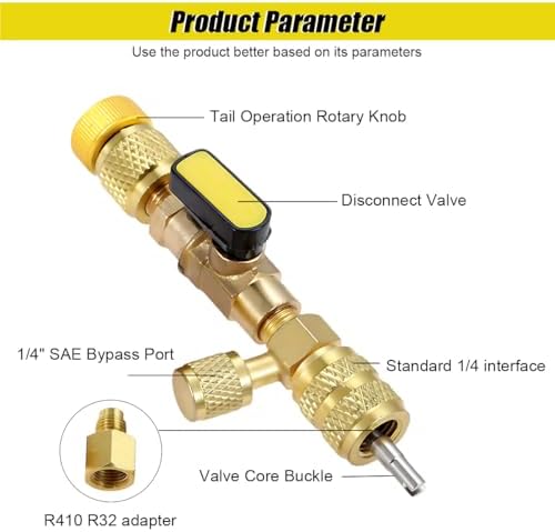 ZIMISI Valve Core Remover Installer Tool, Schrader Valve Removal Tool - Image 4