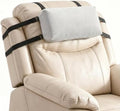 Neck Pillow for Recliner/Armchair, Non-Slip Adjustable Velvet by ReclinerHeadrestCover