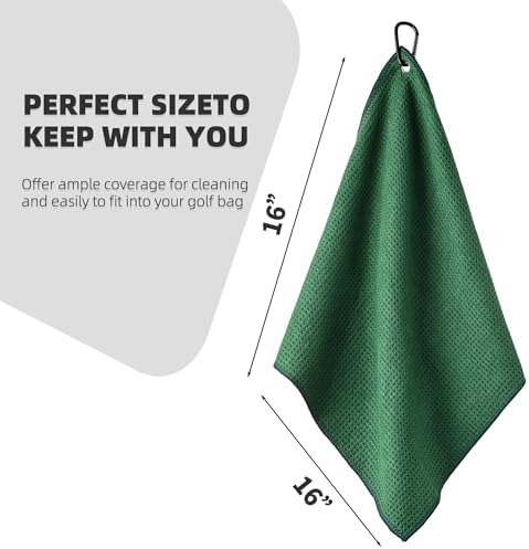 Mile High Life Microfiber Golf Towel 3 Pack Waffle - Image 5