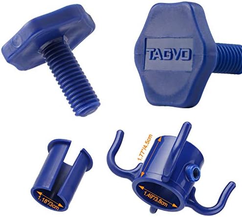 Tagvo 2 Pack Beach Umbrella Hanging Hook, 4-prongs Plastic Umbrella Hook Hanging - Image 3