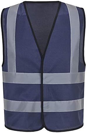 AYKRM 12 colour High visibility viz vest hi vis viz reflective work by AYKRM