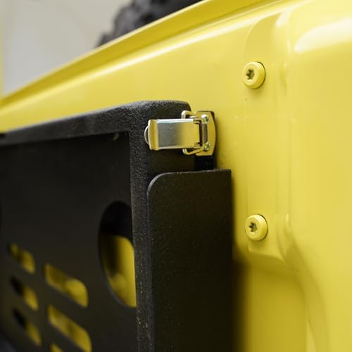 Ritafc Tailgate Table for Wrangler TJ 1997-2006 Foldable Cargo Shelf Storage - Image 5