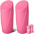 Car Trash Can Bin with Lid-2 Packs Car Garbage Can Cup Holder-Rose Red Mini by SGLRT
