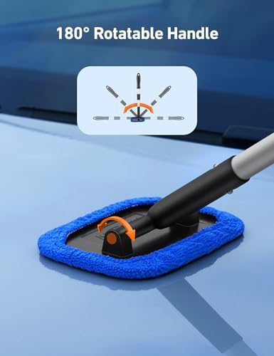 AstroAI Windshield Cleaner Extendable 180° Rotating Handle - Image 3