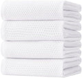 Homaxy 100% Cotton Oversized Waffle Weave Kitchen Towels 4-Pack by Homaxy