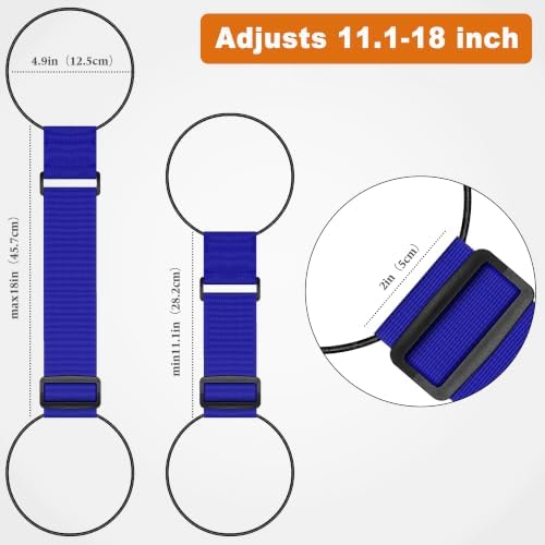Mayski 4 Pack Adjustable Elastic Luggage Connector Straps - Image 4