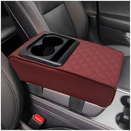 Car Center Console Armrest Pillow, Memory Foam Auto Armrest Box Cover by Unknown