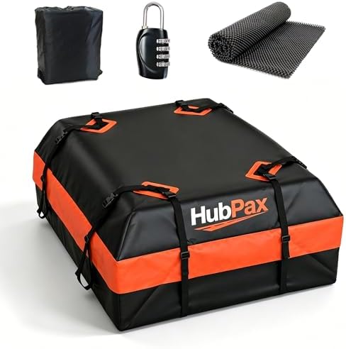 15 Cu Ft. Car Rooftop Cargo Carrier Bag Car Roof Top Bag Cargo Carrier by Unknown
