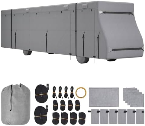 VEVOR Class A RV Cover, 40-43 ft Motorhome Cover, Non-Woven Fabric Motorhome RV by VEVOR