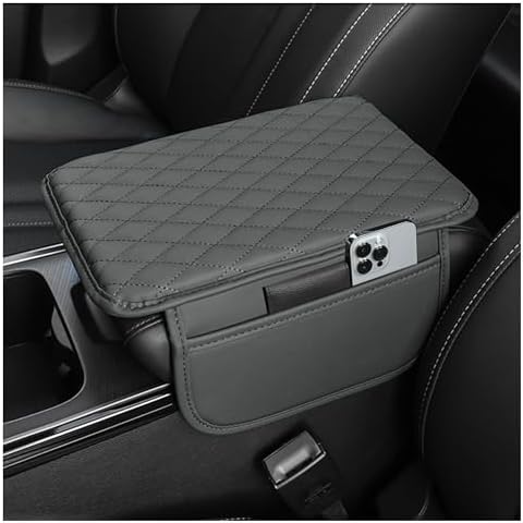 Stacool Upgraded Car Center Console Cover, Microfiber Leather Car Armrest Cover by Unknown