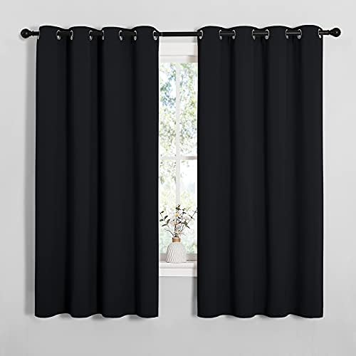 NICETOWN Black Blackout Curtains by NICETOWN