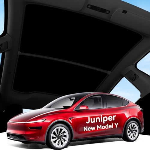2026 Upgrade Sunshade Roof for Tesla Model Y Juniper, 1:1 Fit Heat Insulation by SUMK