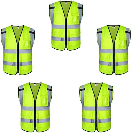 Dib Safety Hi Vis Reflective Safety Vest by HighVisibilityWorkwear