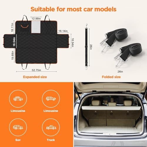 Shodu Waterproof Dog Car Seat Cover - Image 5