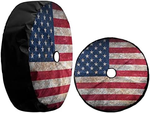 Delerain American Flag Spare Tire Cover - Image 3