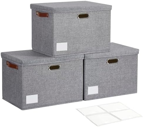 17" Large Fabric Storage Box by Roobyl