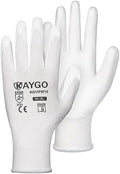 KAYGO Safety Work Gloves for Men Women, PU Coated Palm & Fingers by KAYGO