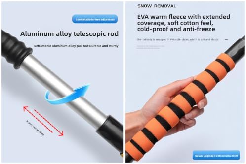 MUSM Snow Brush for Car, Extendable Ice Scraper - Image 4