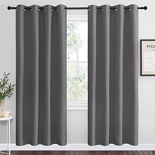 NICETOWN Gray Blackout Curtains by NICETOWN