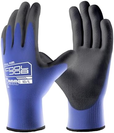 COOLJOB 12/60 Pairs Safety Work Gloves Pack Bulk by COOLJOB