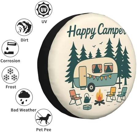 Happy Camper Spare Tire Cover - Image 4