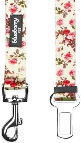 Blueberry Pet 8 Patterns Spring Scent Inspired Pink Rose Print Ivory Adjustable - Image 3