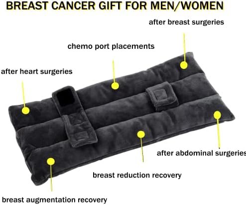 Seat Belt Pillow for Mastectomy Post-Surgery, Heart Surgery Recovery Support - Image 2