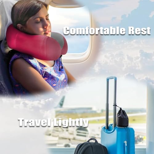 Travel Pillow, Memory Foam Neck Pillow - Image 7