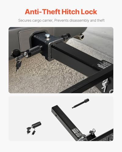 VEVOR 70" x 30" x 6", Hitch Cargo Carrier, 500 lbs Capacity - Image 3