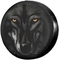 Delerain Black 3D Wolf Spare Tire Cover Wheel Protectors Sun Protector by Delerain