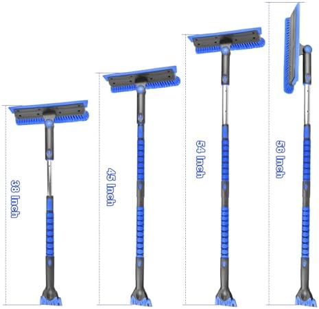 HEEYA 56 Inch Long Handle Snow Brush and Scraper - Image 7