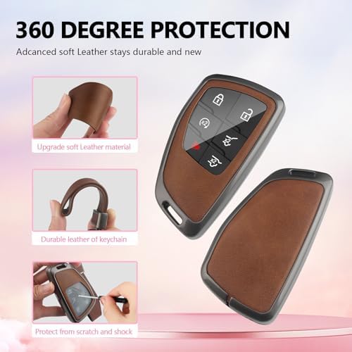 for Chevy Key Fob Cover PU Leather - Image 4