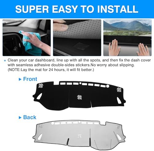 Autorder Dashboard Cover Mat for 2020 2021 2022 2023 2024 2025 Subaru Outback - Image 5
