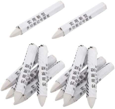 12pcs White Wax Tire Marking Crayons by BELLIFFY