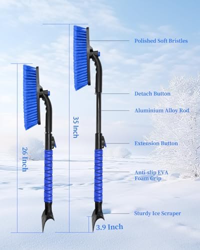 35'' Snow Brush and Ice Scraper - Image 7