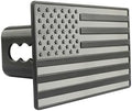 American Flag Trailer Hitch Cover by LEERLY