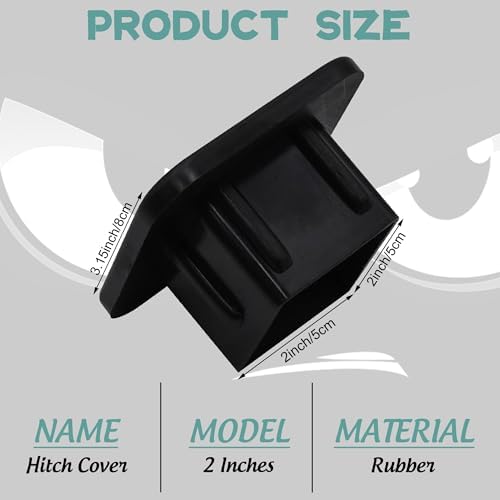 Trailer Hitch Cover, Angry Eyes Tow Hitch Cover - Image 2